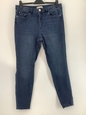 George At Asda Dark Blue Skinny Stretch Denim Jeans UK 16 EUR 44