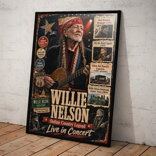 Music framed poster art - a4,
