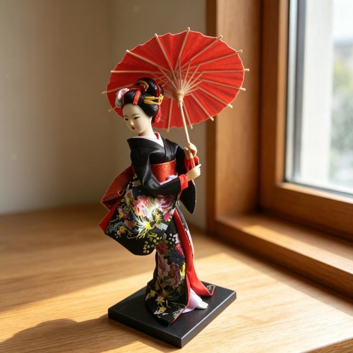 Japanese geisha doll - japanese,