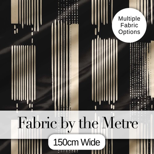 Vertical stripe blocks - stripe, black