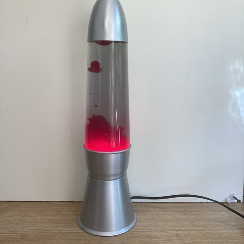 Vintage rocket lava lamp - rocket,