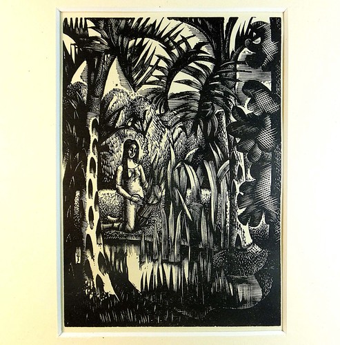 Eric ravilious woodblock print - eric,