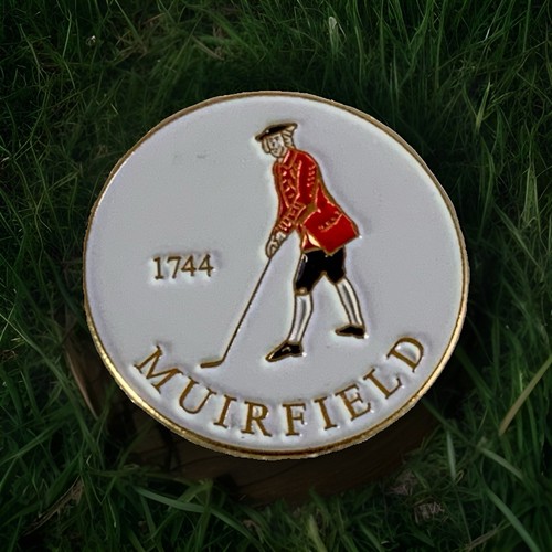 Muirfield 1744 enamel pin - muirfield,