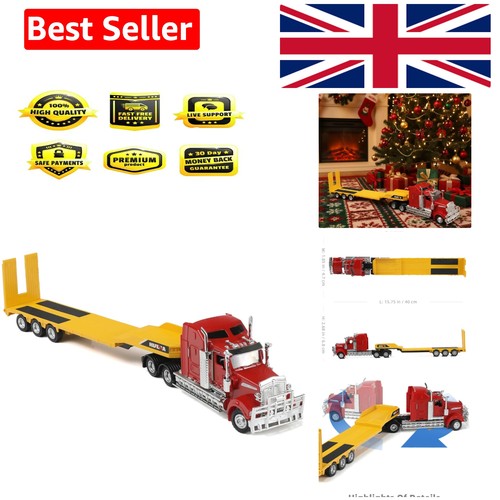 Flatbed semi truck - truck, 1/50