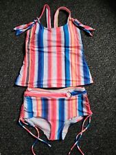 Striped Tankini Size 12-14
