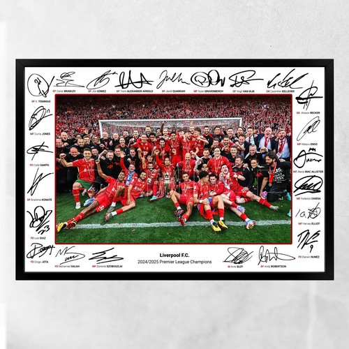 Liverpool 2025 signed print - liverpool,