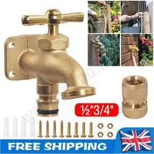 Solid Brass Anywhere Hose Tap