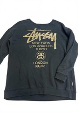 Stussy Custom Black Crewneck