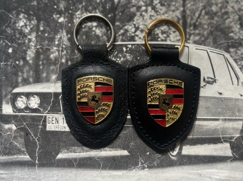 Two porsche keyrings keychain - porsche,