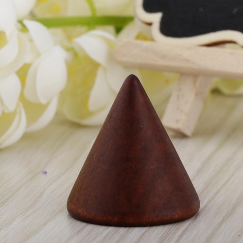 Wooden cone shape ring - cone,