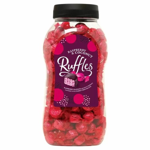 Jamesons raspberry ruffles jar - raspberry,