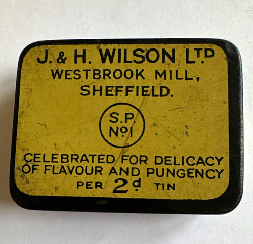 Snuff tin h wilson - j., h.