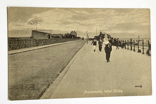 Postcard west kirby promenade - kirby,