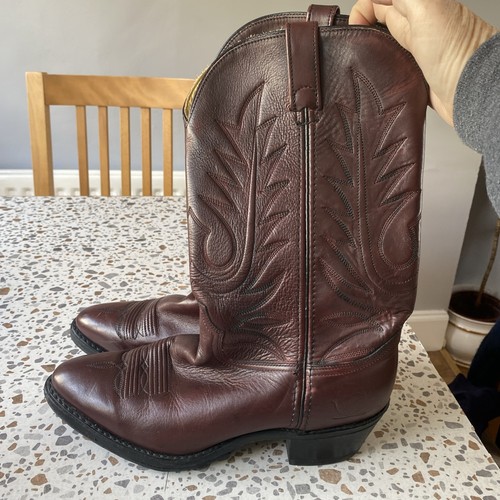 Mens burgundy cowboy - mens,