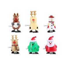  6 Pcs Christmas Cracker Fillers Crackers for Children Gifts Kids Clockwork Toy