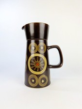 Vintage Denby Pottery Arabesque Large Jug/Pitcher 1970s Retro