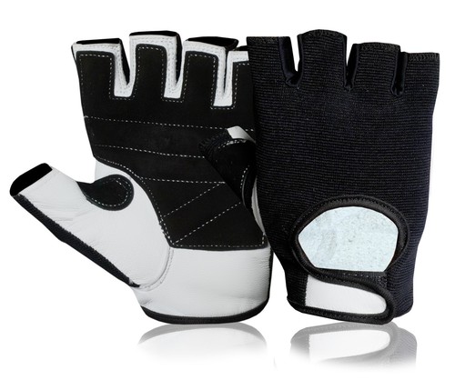 Leather half finger cycling - leather,