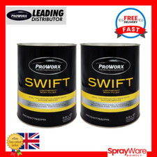 Proworx Swift Universal Car Bulk Body Filler Lightweight Smooth Filler 3.5L X2