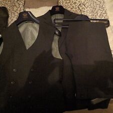Men's Suit Slim 3 Piece Suit  Business Wedding Party Jacket Vest & Pants Solid
