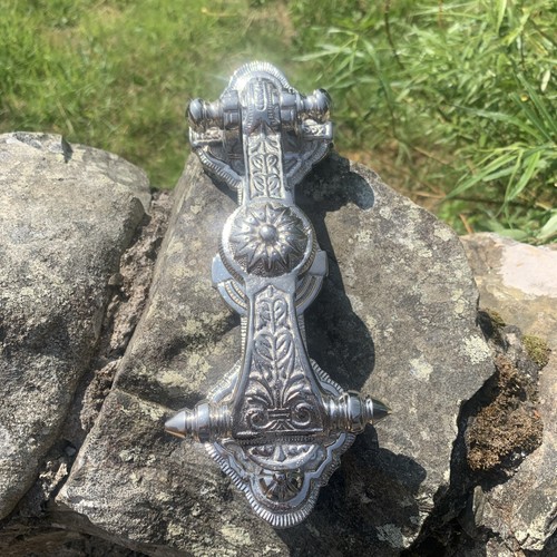Large embossed door - door, knocker