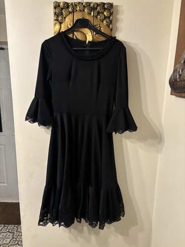 Vintage black dress jackie - dress,