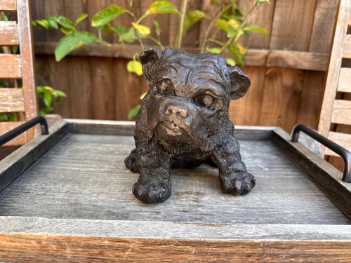 Heavy cast brass bulldog - heavy,