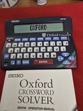 Seiko Oxford Crossword Solver