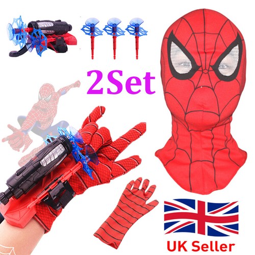 Spider man mask gloves - spider-man,