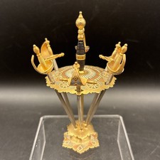 Spanish Sword Set 6 Cocktail Hors d'oeuvre Olive Forks Toothpicks Two Styles