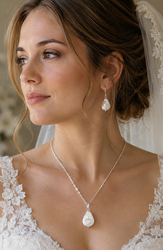 Baroque cultured pearl - pearl, pendant
