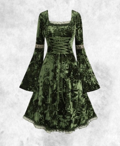 New gothic green crushed - green,