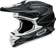 SHOEI VFX-W HELMET HECTIC TC5 MATT BLACK ELECTRIC WHITE MOTOCROSS OFF ROAD CHEAP