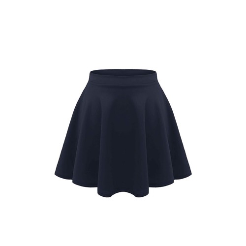 Ladies plain belted flared - belted,