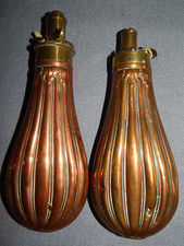 PAIR OF ANTIQUE 19thC COPPER &