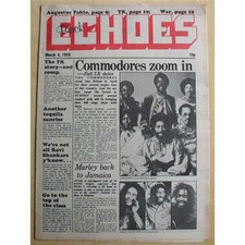 COMMODORES BLACK ECHOES MAGAZINE MARCH 4 1978 COMMODORES COVER STORY (SOUL/FUNK/