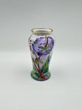 Moorcroft enamel tall vase in