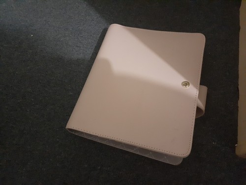 Kikki leather planner - k,