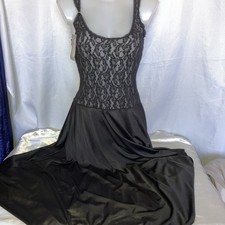 Michael vtg black full slip - michael,