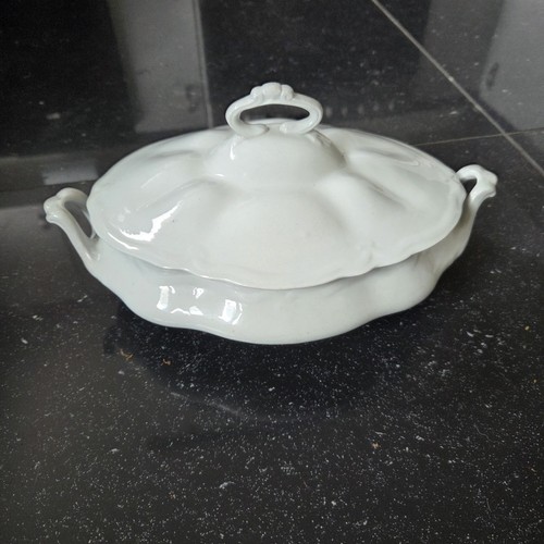 Antique white oval - antique, the