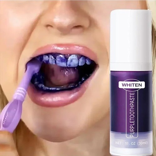 V34 purple teeth whitening - purple,