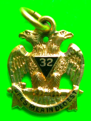 Vintage solid 10k - gold, masonic