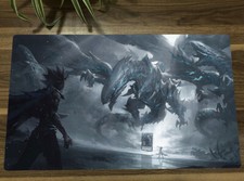YGO Blue-Eyes Ultimate Dragon Playmat TCG CCG Trading Card Game Mat Table Pad