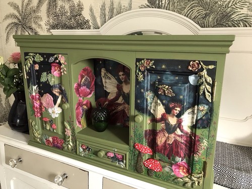 Upcycled fairy cupboard - upcycled,