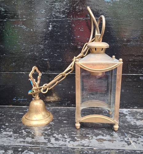 Small brass glass porch - small,