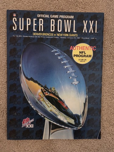 Super bowl xxi official - xxi,