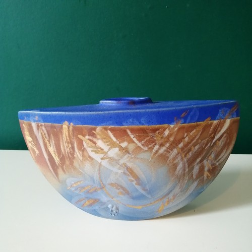 Boat shaped art - boat, vase