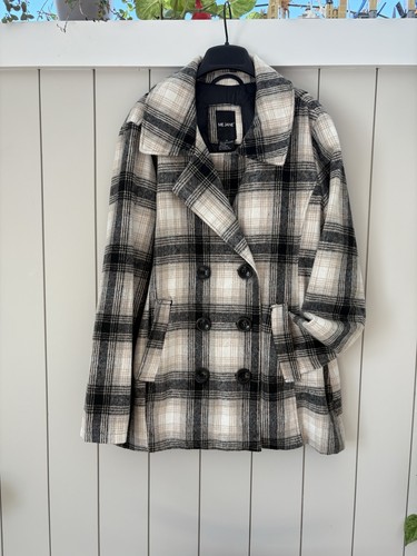 Jane plaid button lined - plaid, up