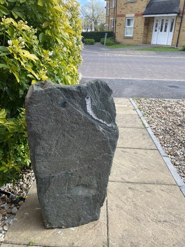Drilled slate monolith - , ft