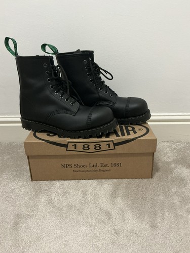 Solovair men black greasy - black,