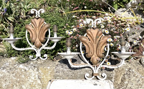 Vintage french toleware wall - toleware,